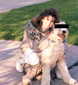 Kathi with contestant for Mrs. Coyote